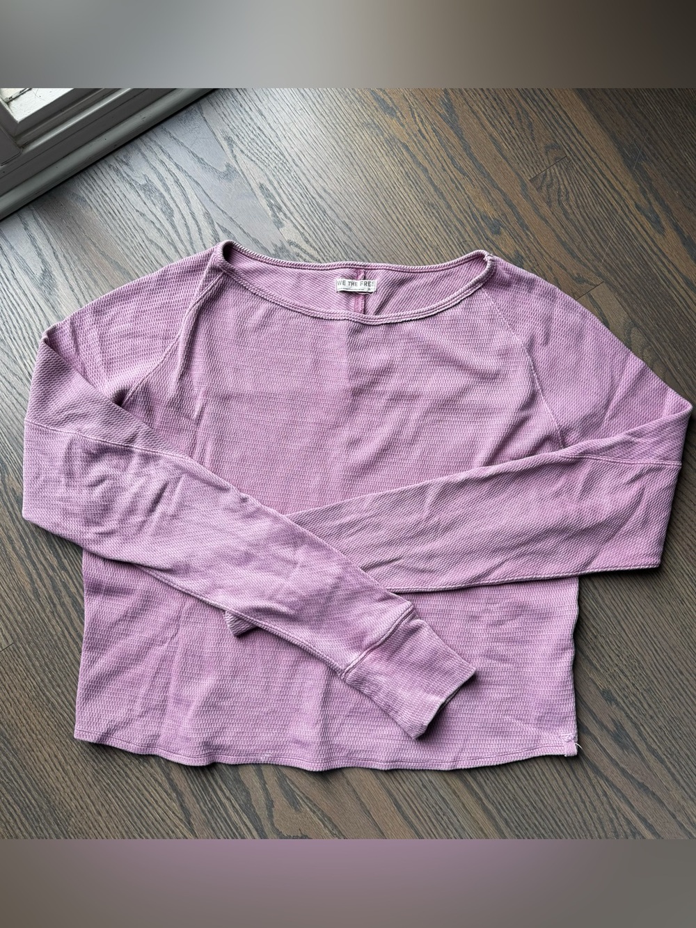 Like New!  FREE PEOPLE We The Free Jess Long Sleeve Top XL